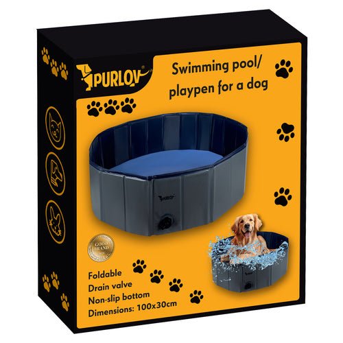 Klappbarer Hundepool/ - laufstall 100x30 Purlov 20929 - Easy2sell - Deluxe