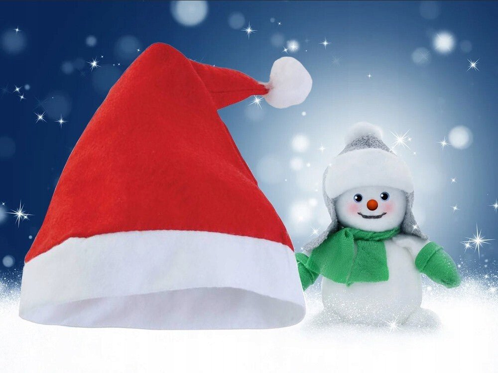 Klassische Weihnachtsmann Mütze mit Bommel - Easy2sell - Deluxe
