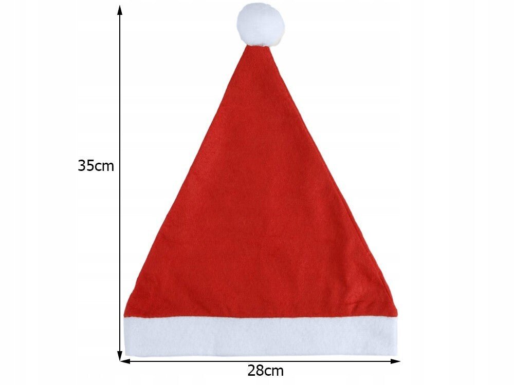 Klassische Weihnachtsmann Mütze mit Bommel - Easy2sell - Deluxe