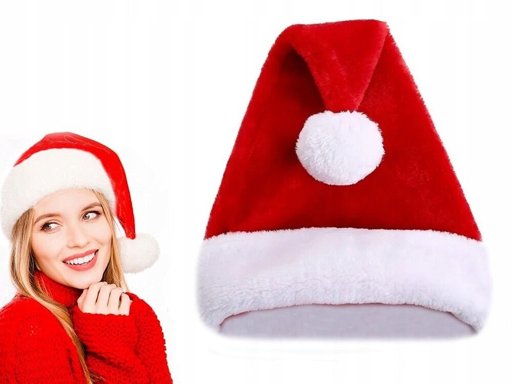 Klassische Weihnachtsmannmütze für Erwachsene - Easy2sell - Deluxe