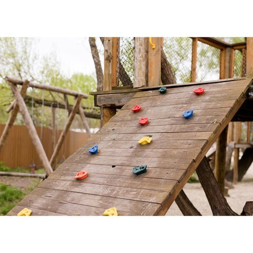 Klettergriffe für Kinder – 15er Set Klettersteine mit Schrauben, Bunt - Easy2sell - Deluxe