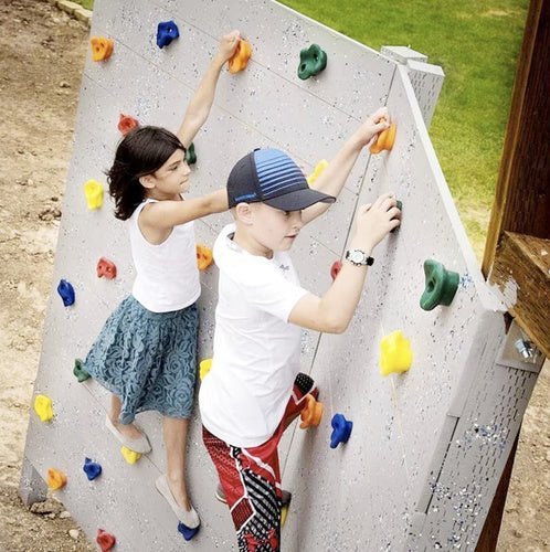 Klettersteine für Kinder – 22er Set Klettergriffe inkl. Schrauben, Bunt - Easy2sell - Deluxe