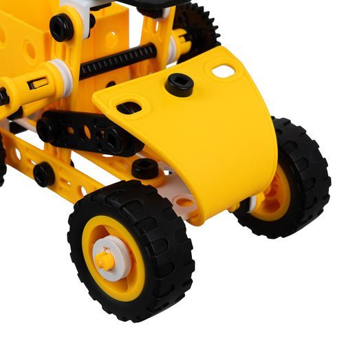 Konstruktionsspielzeug Fahrzeuge Bausatz mit Werkzeug, 100 Teile, Mehrfarbig - Easy2sell - Deluxe