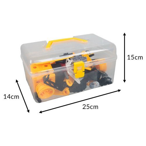 Konstruktionsspielzeug Fahrzeuge Bausatz mit Werkzeug, 100 Teile, Mehrfarbig - Easy2sell - Deluxe