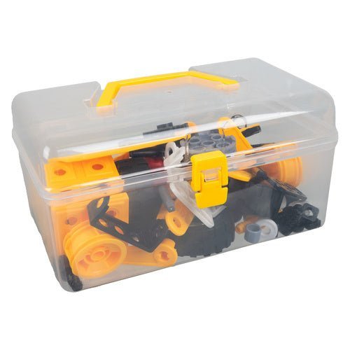 Konstruktionsspielzeug Fahrzeuge Bausatz mit Werkzeug, 100 Teile, Mehrfarbig - Easy2sell - Deluxe