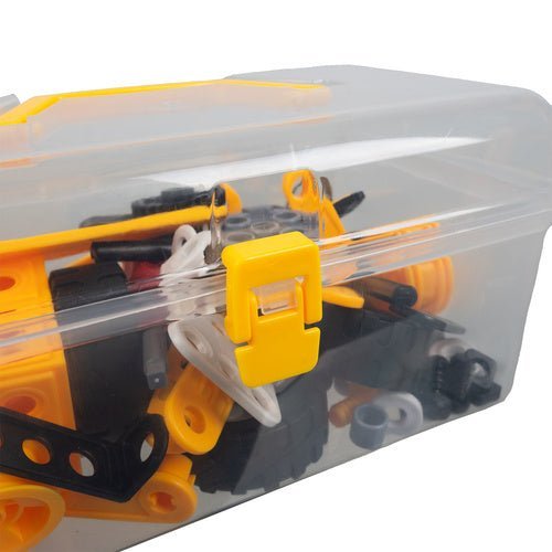 Konstruktionsspielzeug Fahrzeuge Bausatz mit Werkzeug, 100 Teile, Mehrfarbig - Easy2sell - Deluxe