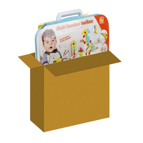 Kreativ - Mosaik Baukasten mit Akkuschrauber – 196 Teile 3D - Spielzeug - Easy2sell - Deluxe