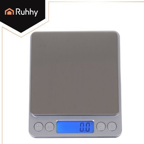 Küchenwaage Präzisionswaage 0,1g bis 2kg mit LCD und 2 Schüsseln - Easy2sell - Deluxe