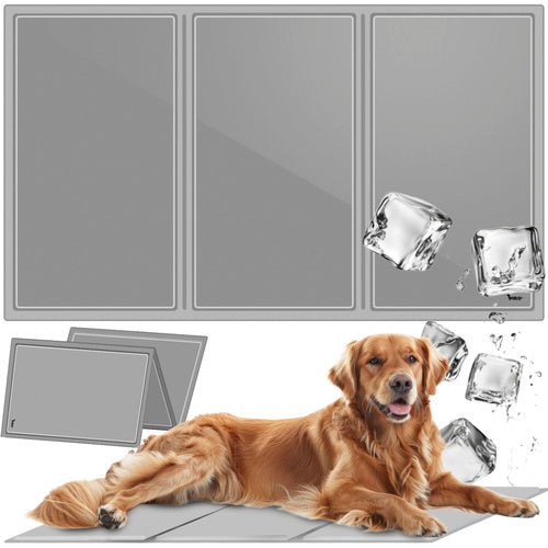 Kühlmatte für Tiere – faltbar, angenehm kühl, grau - Easy2sell - Deluxe