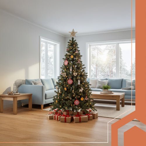 Künstlicher Weihnachtsbaum 210 cm – Realistische Tanne in Grün aus PVC - Easy2sell - Deluxe