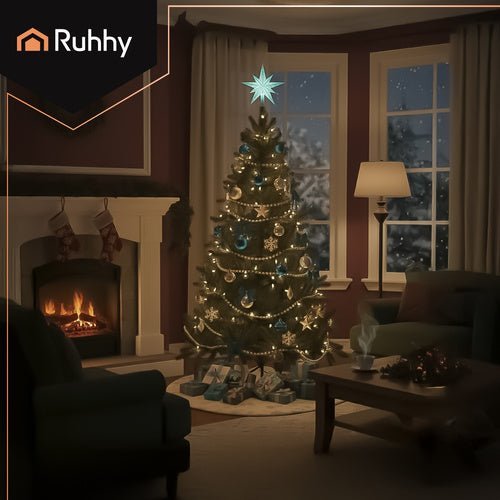 Künstlicher Weihnachtsbaum Kaukasische Fichte 210 cm Grün Flammhemmend - Easy2sell - Deluxe