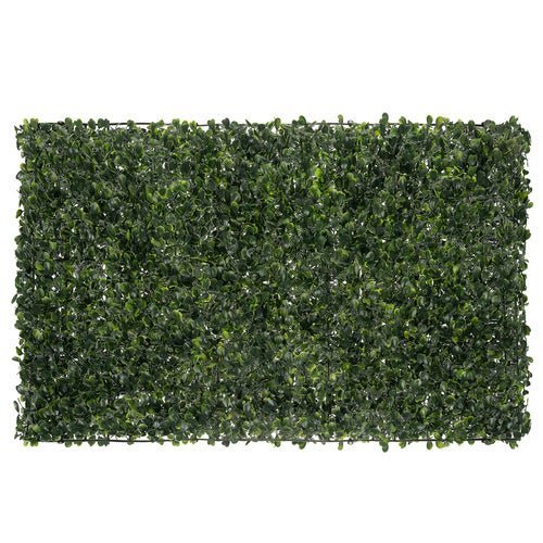 Künstliches Buchsbaum Heckenpaneel 60x40cm - Grüne Sichtschutzmatte 1 Stück - Easy2sell - Deluxe