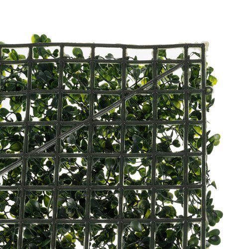 Künstliches Buchsbaum Heckenpaneel 60x40cm - Grüne Sichtschutzmatte 1 Stück - Easy2sell - Deluxe