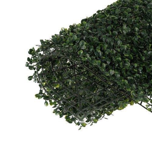 Künstliches Buchsbaum Heckenpaneel 60x40cm - Grüne Sichtschutzmatte 1 Stück - Easy2sell - Deluxe