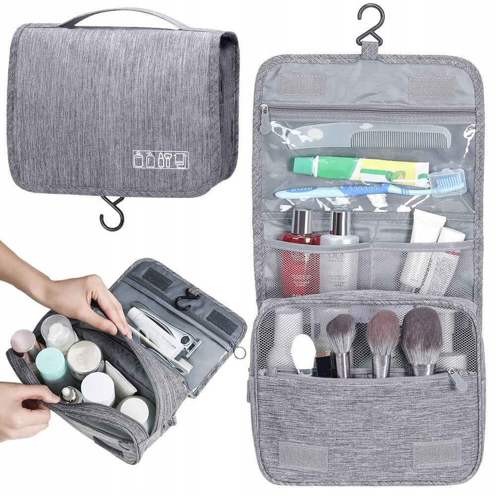Kulturbeutel Kulturtasche Kosmetiktasche zum Aufhängen bei Reisen Damen & Herren - Easy2sell - Deluxe