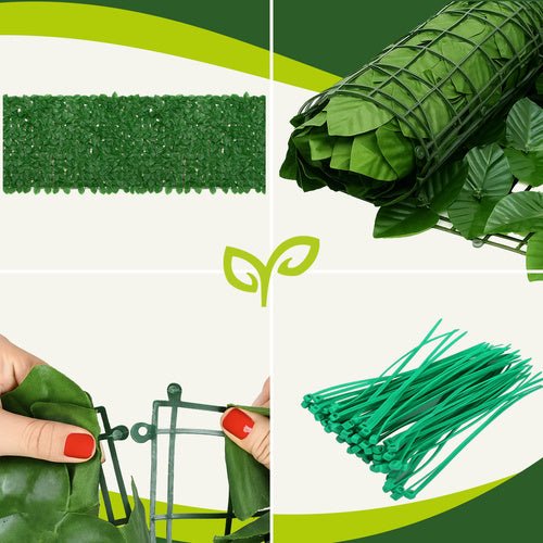 Künstliche Hecke für Balkon 5x0,5m Gardlov 25342 - Easy2sell - Deluxe