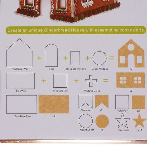 Lebkuchenhaus Ausstechform Set 10 - teilig - Easy2sell - Deluxe