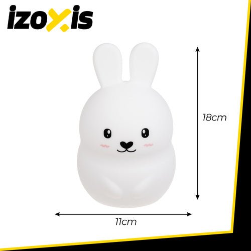 LED Nachtlampe Kaninchen – RGB Kinder Nachtlicht aus Silikon mit Fernbedienung - Easy2sell - Deluxe