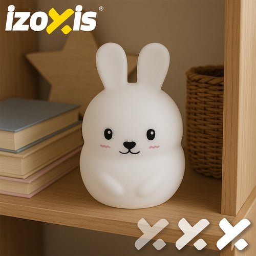 LED Nachtlampe Kaninchen – RGB Kinder Nachtlicht aus Silikon mit Fernbedienung - Easy2sell - Deluxe