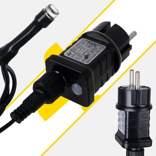 LED Weihnachtsbaumbeleuchtung 500 LEDs 35m Warmweiß 8 Modi IP44 Außen - Easy2sell - Deluxe