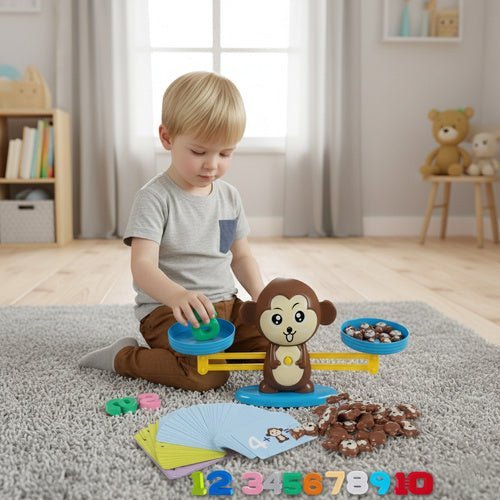 Lernspielzeug Affenmodell – Wiegendes Spielzeug für Gewichtsempfinden - Easy2sell - Deluxe