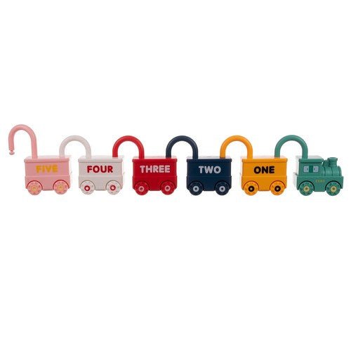Lernspielzeug Autos mit Vorhängeschlössern und Schlüsseln, 6er Set ABS - Easy2sell - Deluxe