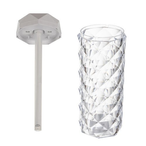 Luftbefeuchter mit LED Roseneffekt – 2in1 Nachtlampe, USB - C, 400ml, Weiß - Easy2sell - Deluxe