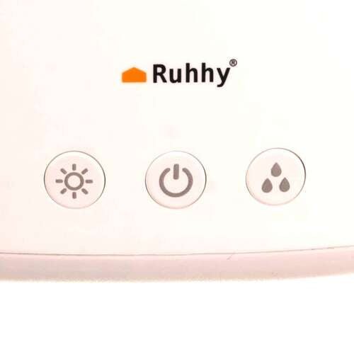 Luftbefeuchter mit Regeneffekt, LED - Nachtlampe und Aromatherapie, 450ml Weiß - Easy2sell - Deluxe