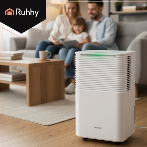 Luftentfeuchter 12L/24h mit WLAN - Steuerung und Hygrostat – Weiß - Easy2sell - Deluxe