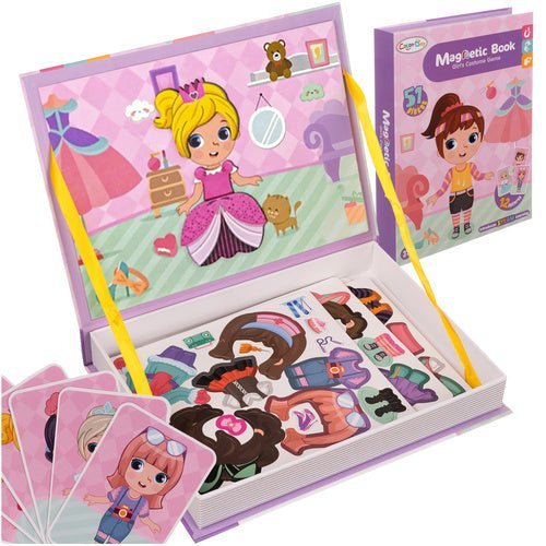 Magnetisches Puzzle Buch – 51 - teiliges Ankleidespiel für Kinder, Bunt - Easy2sell - Deluxe