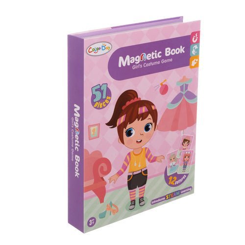 Magnetisches Puzzle Buch – 51 - teiliges Ankleidespiel für Kinder, Bunt - Easy2sell - Deluxe