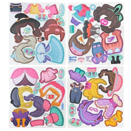 Magnetisches Puzzle Buch – 51 - teiliges Ankleidespiel für Kinder, Bunt - Easy2sell - Deluxe