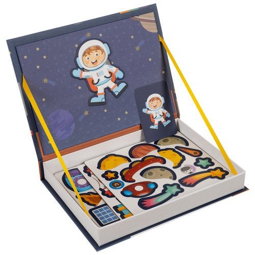 Magnetisches Weltraum - Puzzle Set mit 50 Magneten und 6 Vorlagekarten - Easy2sell - Deluxe