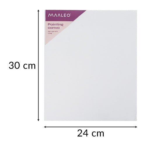 Malset mit Acrylfarben, 10 Pinseln und 3 Leinwänden – 26 - teiliges Kunstset - Easy2sell - Deluxe