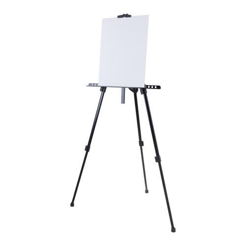Malset mit Aluminiumstaffelei, 24 Acrylfarben, Leinwänden und Pinseln, 41 - tlg - Easy2sell - Deluxe