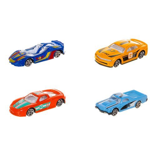 Metall - Federautos Set 16 Stück – Bunte Spielzeugautos 1:64 aus Metall - Easy2sell - Deluxe