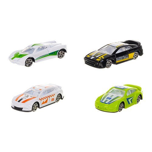 Metall - Federautos Set 16 Stück – Bunte Spielzeugautos 1:64 aus Metall - Easy2sell - Deluxe