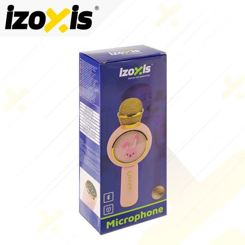 Mikrofon karaoke bezprzewodowy różowy Izoxis 27048 - Easy2sell - Deluxe