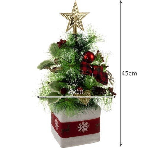 Mini Weihnachtsbaum klein Künstlicher Tannenbaum Kunstbaum Weihnachts Dekoration - Easy2sell - Deluxe