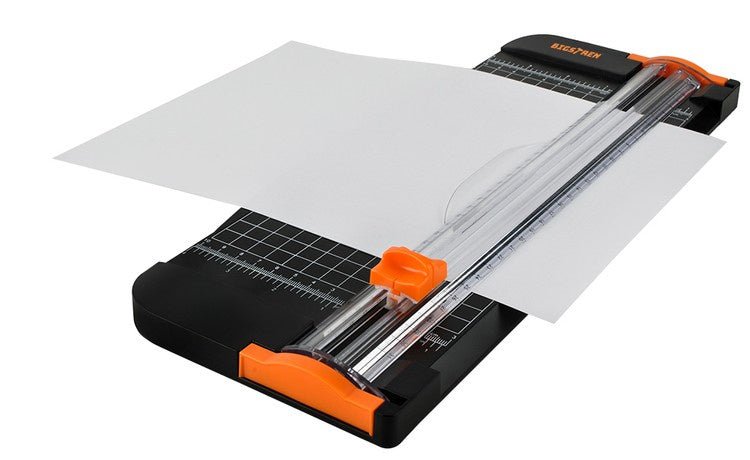 Papierschneidemaschine A3 12 Blatt Fingerschutz Lineal Winkelmesser Guillotine