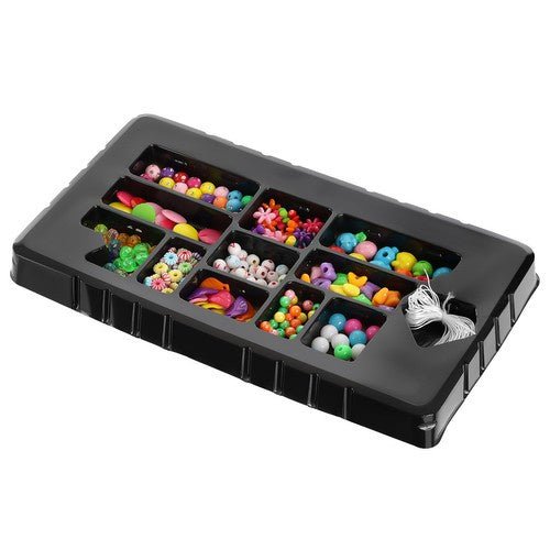 Perlen Set zur Schmuckherstellung – 11 Arten DIY Bastelset für Kinder - Easy2sell - Deluxe