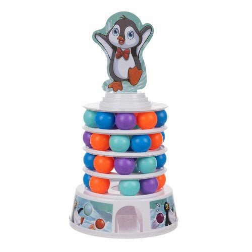 Pinguin auf dem Turm Geschicklichkeitsspiel – Buntes Familienspiel ab 3 Jahren - Easy2sell - Deluxe