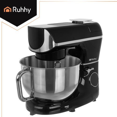 Planeten - Küchenmaschine mit beheizter 5,5L Schüssel und Waage, Schwarz - Easy2sell - Deluxe