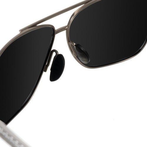 Polarisierte Sonnenbrille mit UV - Schutz und Etui schwarz/silber - Easy2sell - Deluxe