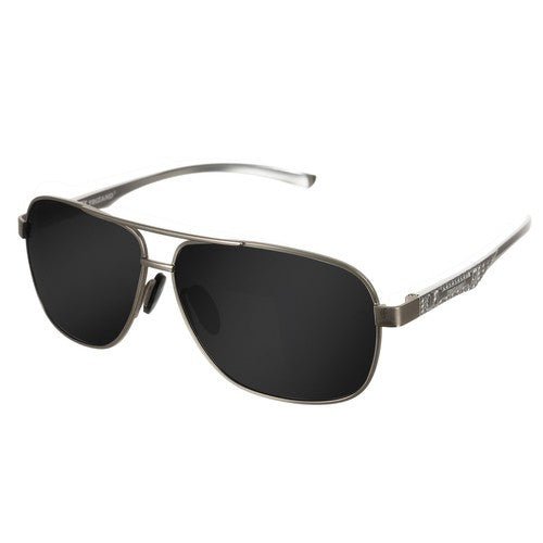 Polarisierte Sonnenbrille mit UV - Schutz und Etui schwarz/silber - Easy2sell - Deluxe