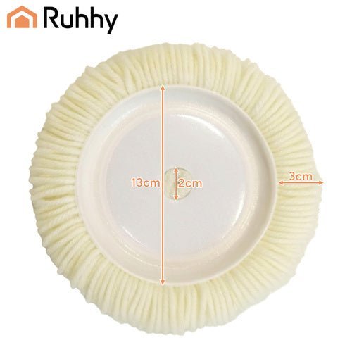Polierfell 130 mm Klett - Polierpad für Lackpflege und Kratzerentfernung - Easy2sell - Deluxe