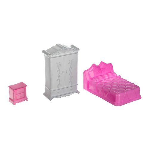Puppenhaus mit Balkon, 3 Etagen, 8 Zimmer, 22 Möbelstücke & Puppe, 65 cm - Easy2sell - Deluxe
