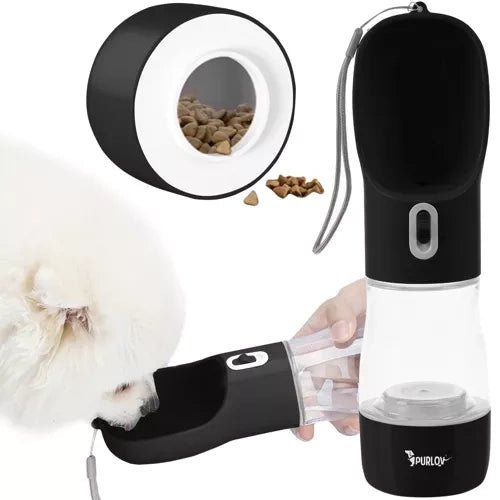 Purlov 21033 Hundeflasche/Wasserflasche mit Napf - Easy2sell - Deluxe