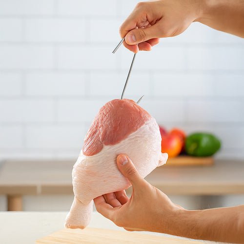 Räucherhaken 15er Set Edelstahl scharf stabile S-Form für Wurst Fisch Aufschnitt