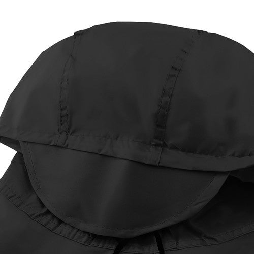 Regenponcho mit Kapuze für jeden Anlass - Schwarz - Easy2sell-Deluxe